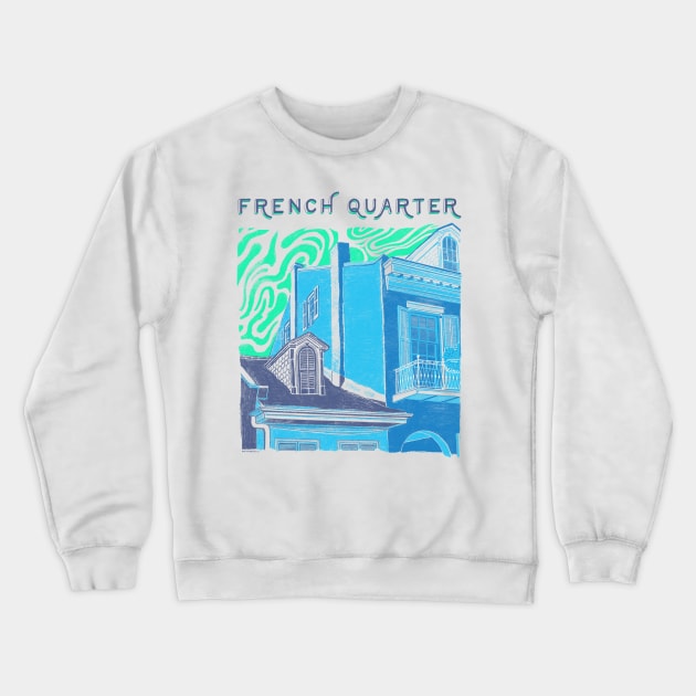 French Quarter Crewneck Sweatshirt by Great Big Store
